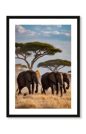 An elephant with large ears