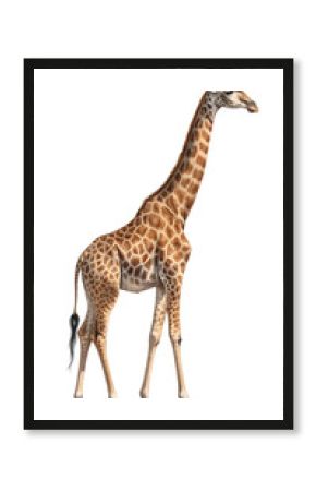 A realistic PNG of a zebra standing still, showcasing its black and white stripes in sharp clarity, on white background.