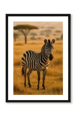 zebra in serengeti national park tanzania africa