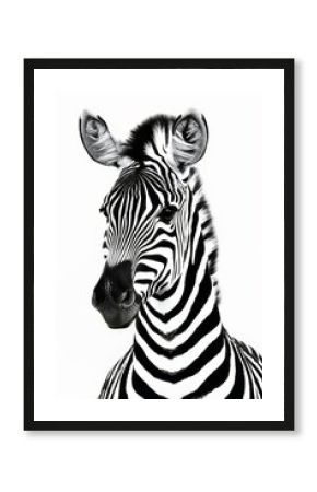 zebra illustration isolated