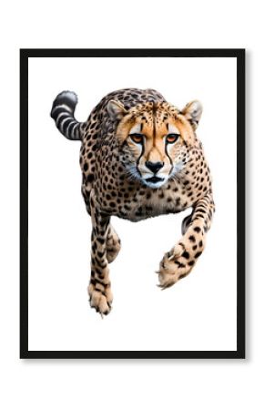 Cheetah Running, Black Background, Wildlife - Wildlife Photography