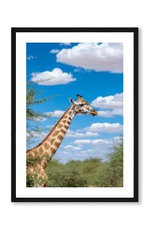 Giraffe African Savanna Wildlife Nature Photography