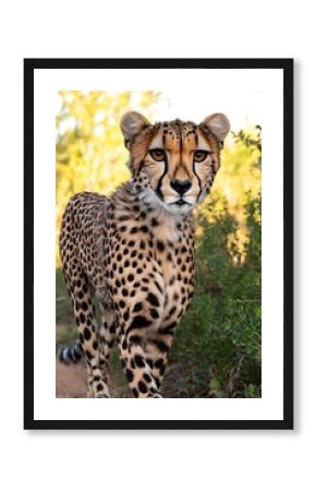 Cheetah in African Savanna