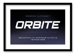 Future modern italic alphabet font. Typography urban style fonts for sport, technology, digital, movie logo design