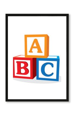 childrens abc letter blocks