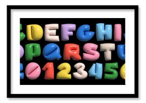 Vibrant 3D Latin alphabet letter resembling a playful balloon.Perfect for adding a touch of childlike wonder to school projects, children's books, birthday party invitations, cartoon-themed designs.