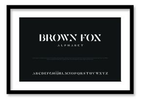 Elegant awesome alphabet letters. Classic Lettering Minimal Fashion Designs. Typography fonts regular. vector illustration