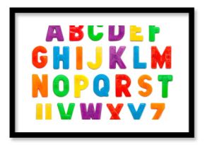 Transparent PNG Magnetic Plastic Alphabet ABC Letters.