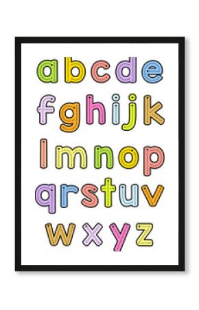 Teacher Font Trace Letter Formation - Lowercase Color