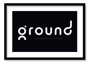 Modern minimal logo alphabet font. Abstract scifi science futuristic typography sport, technology, fashion, digital, future creative logos fonts. vector illustration