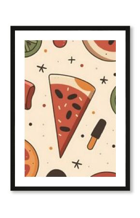 Summer Fruit Pattern Design