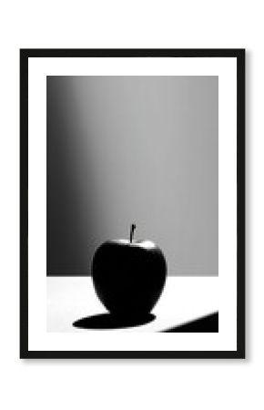Black And White Apple Still Life