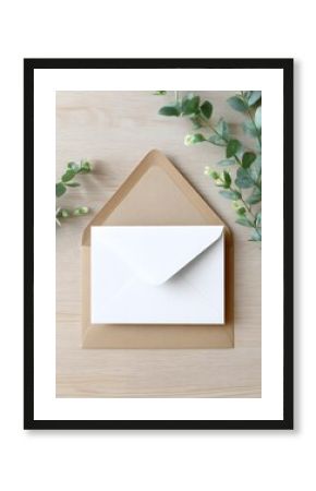 blank holiday card, generation AI 