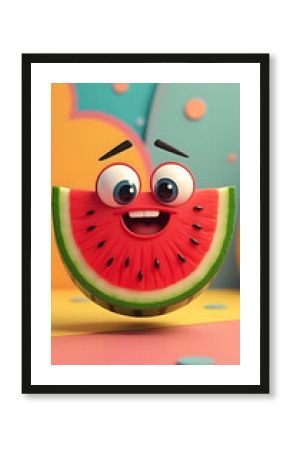 watermelon isolated on white background