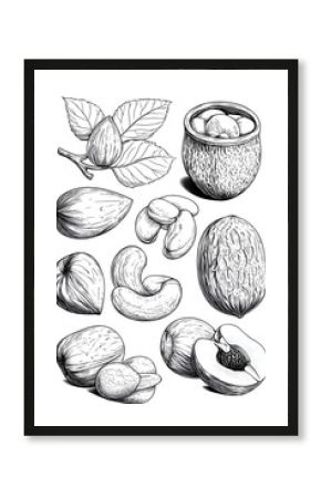 Nuts Illustration Collection