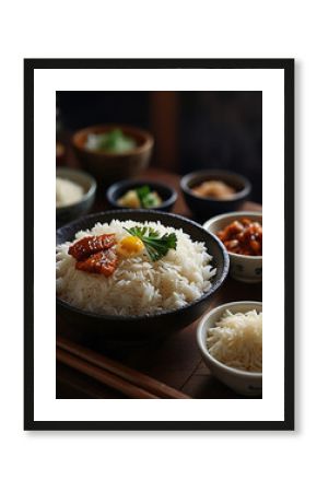 Korean rice is so charming and inviting to eat.