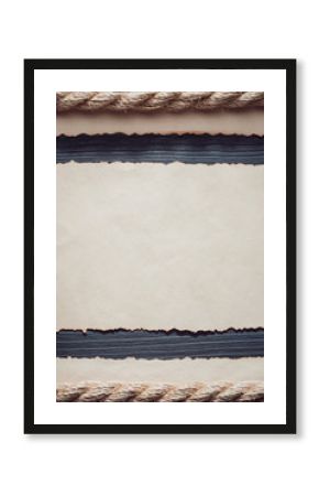 old aged paper on wood