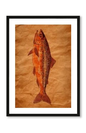 Vintage Fish Illustration Art