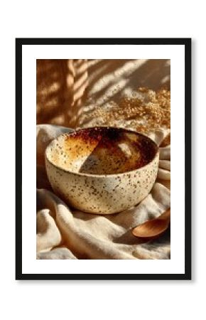 Spooky vintage happy halloween greeting with witch hat and pumpkin illustration