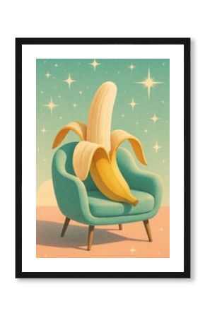 Surreal banana chair fantasy