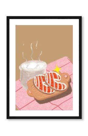 Christmas Candy and Hot Chocolate