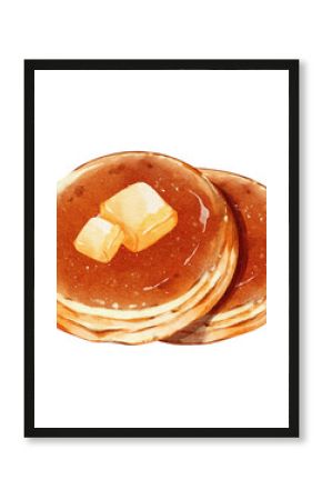 Pancakes Watercolor