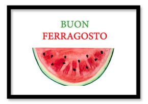 Beautiful card for Italian holiday Close-up, view from above. National holiday concept. Congratulations for family, relatives, friends and colleagues