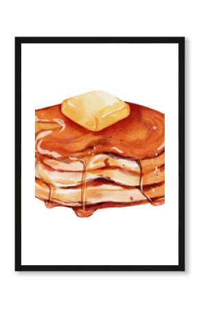 Pancakes Watercolor