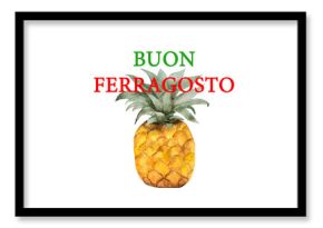 Beautiful card for Italian holiday Close-up, view from above. National holiday concept. Congratulations for family, relatives, friends and colleagues
