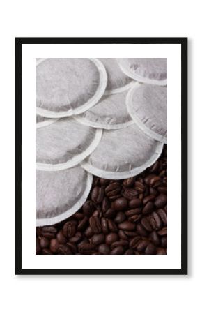 Pile de dosettes de café pour machine