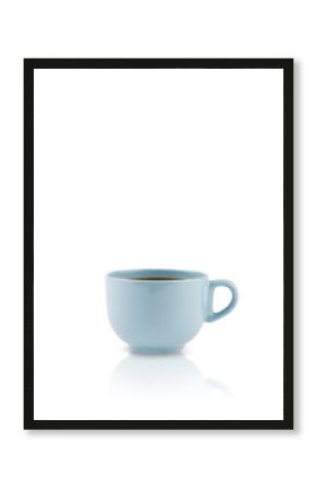 Coffee-cup with white copy space