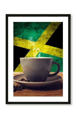 coffee and flag