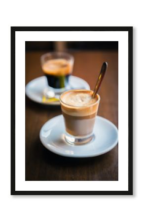 espresso and macchiato