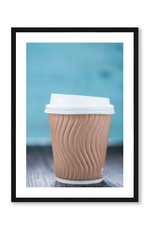 Take away coffee plastic cup