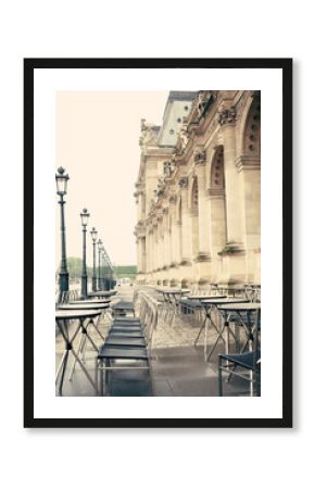 Paris street cafe