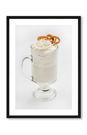 latte with whipped cream