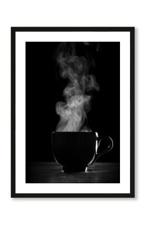 Black coffee cup