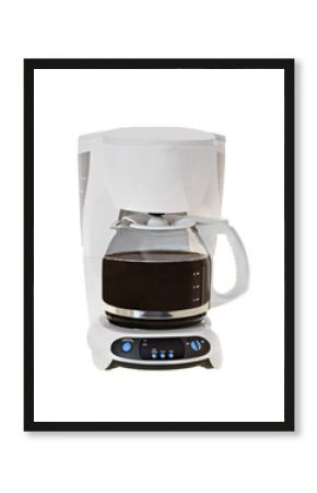 Coffee maker isolated on a white background