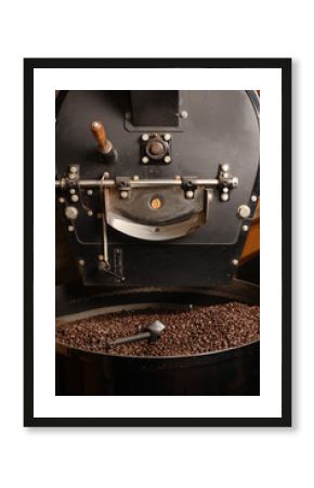 Roaster cooling coffee beans