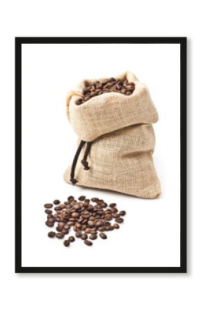 sacchetto di yuta con caffe'