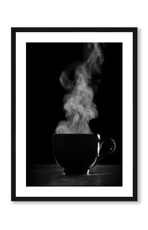 Black coffee cup