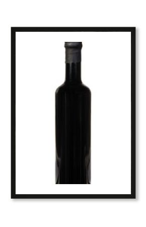 balsamic vinegar bottle isolated on the white background