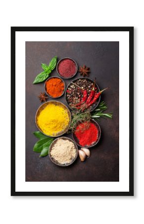 Various spices and herbs