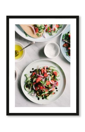 Strawberry Cucumber Salad