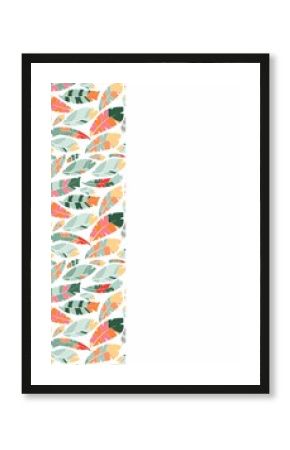 Composite image of lcolorful leaf pattern