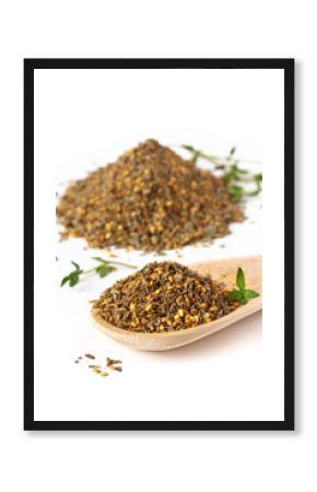 Zaatar. Mix of herbs, sesame seeds and salt.