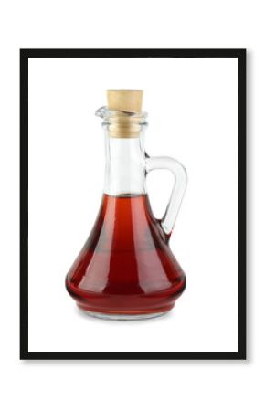 Decanter with red wine vinegar