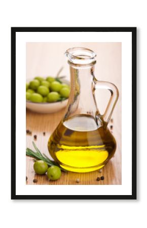 olive oil and olives