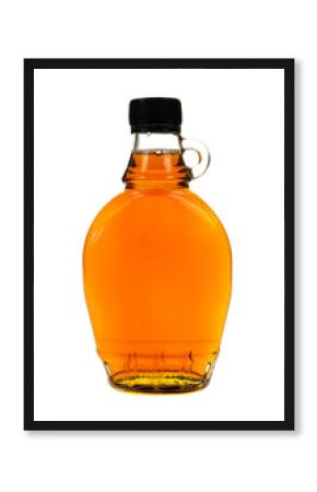 Bottle of maple syrup