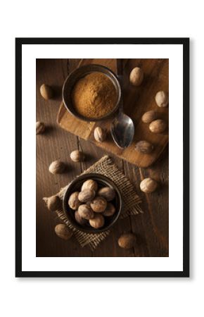 Raw Organic Dry Nutmeg